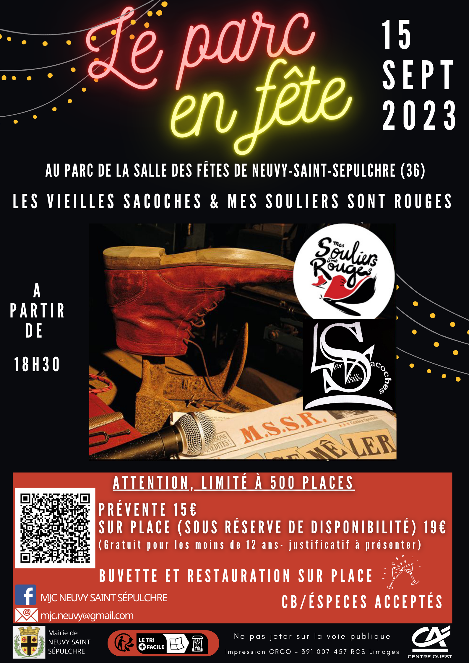 Affiche Le Parc en Fête 2023